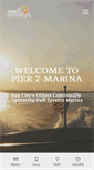 Mobile Screenshot of pier7marina.com